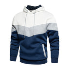 Herren Sportlicher Kapuzenpullover mit modernem Farbblockdesign und atmungsaktiven Eigenschaften R&B