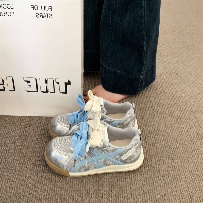 Damen Sneaker mit atmungsaktivem Mesh-Obermaterial und einzigartigem Schleifen-Design R&B