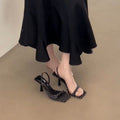 Damen Slingback High Heel Sandalen mit elegantem Punktedesign R&B