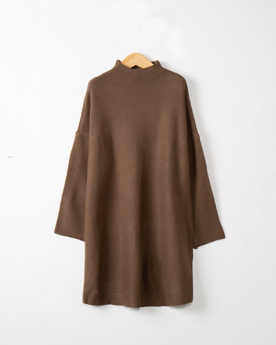 Damen Großer Rollkragenpullover aus weichem Strick R&B