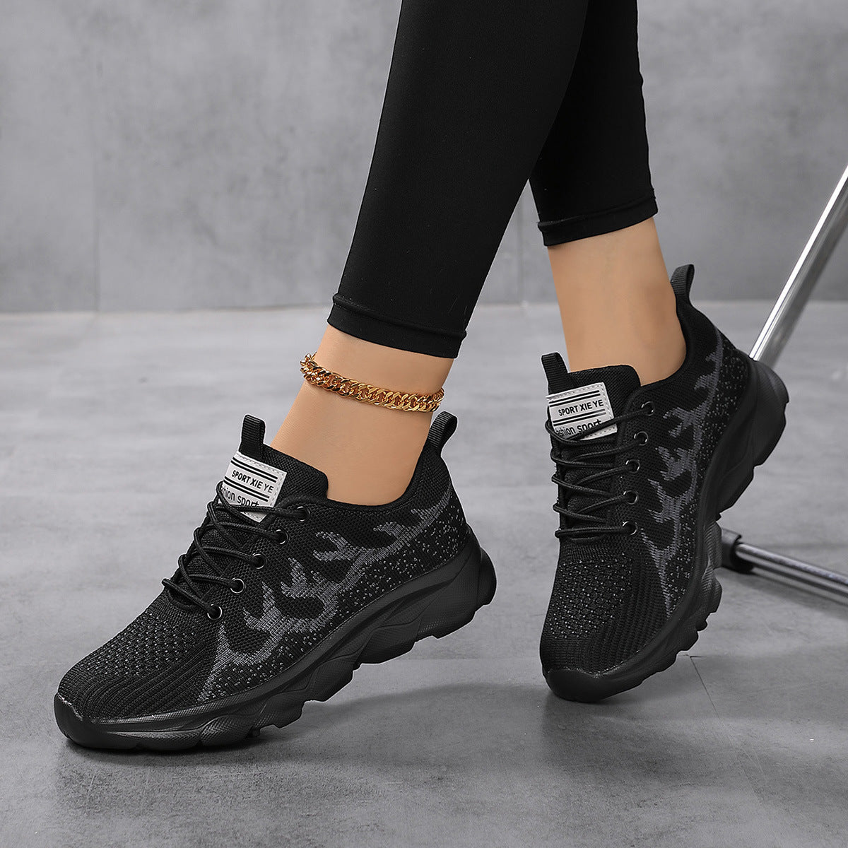 Damen Sportliche Lauf-Sneaker mit atmungsaktivem Obermaterial und rutschfester Sohle
