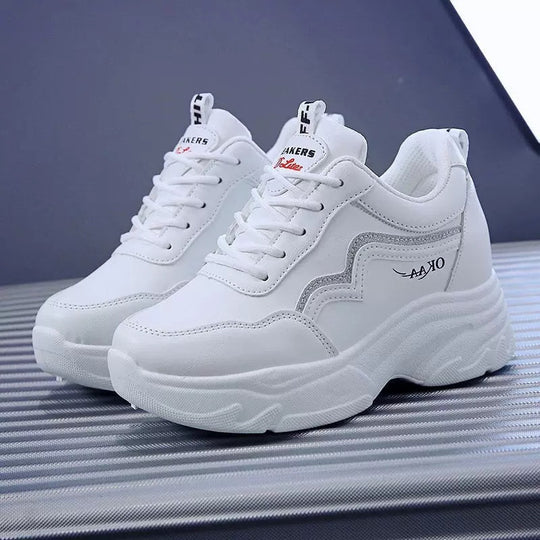 Damen Sportliche Sneakers mit modischem Plateau und atmungsaktivem Obermaterial R&B
