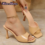 Damen Offene High Heel Sandalen R&B