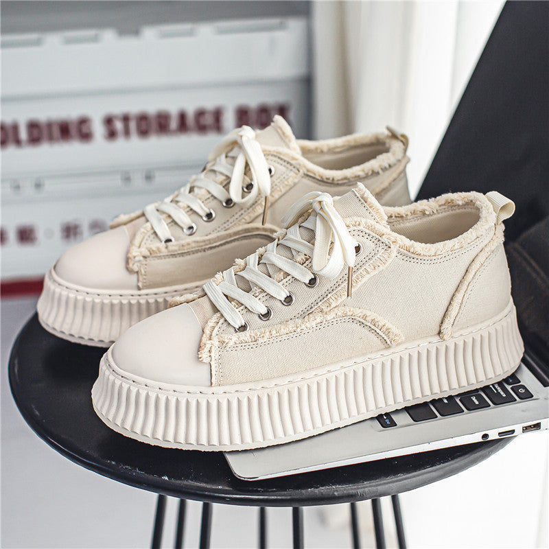 Damen Schnür-Sneaker mit trendigem Design und robustem Gummiboden R&B