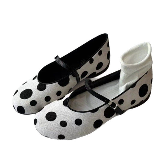 Damen Ballerinas mit modischer Schleifenverzierung und atmungsaktivem Material R&B