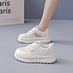 Damen modische Sneakers mit floralen Akzenten und dämpfender Sohle R&B