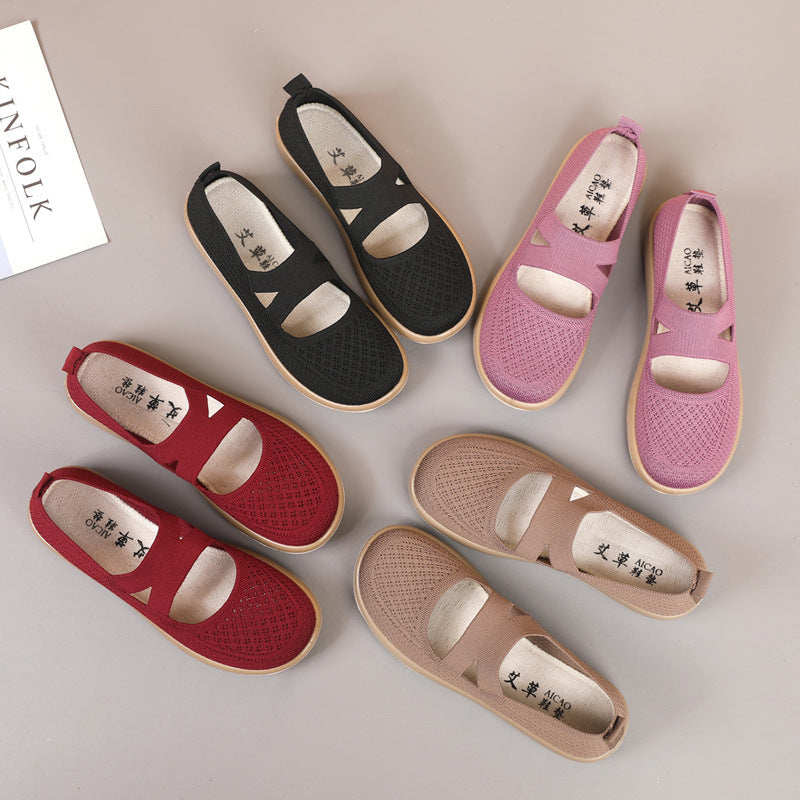 Damen Atmungsaktive Freizeitschuhe mit elastischem Design R&B