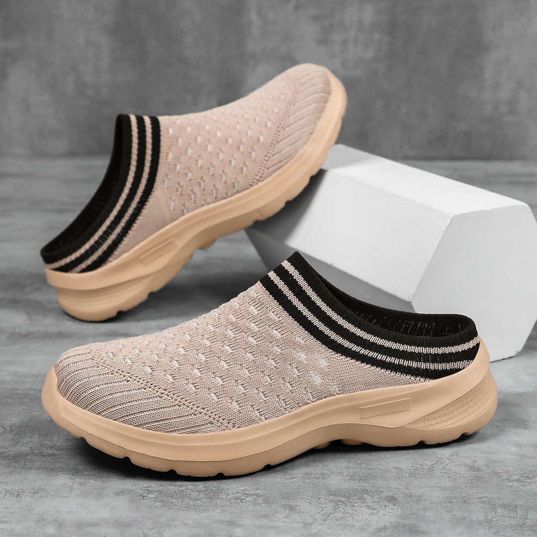 Damen Atmungsaktive Slip-On Clogs mit flexiblem Obermaterial R&B