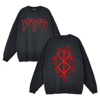 Damen Sweatshirt mit einzigartigem gothischem Motiv
