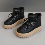 Damen warme Winterboots mit wasserdichtem Obermaterial und isolierendem Innenfutter R&B