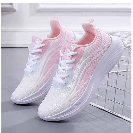 Damen Sportliche Leichtgewicht Sneakers mit atmungsaktivem Obermaterial und flexibler Laufsohle R&B
