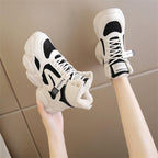 Damen Modische High-Top Sneakers mit warmem Innenfutter und rutschfester Sohle R&B