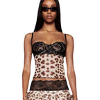 Damen Minirock mit eleganten Spitzenakzenten R&B