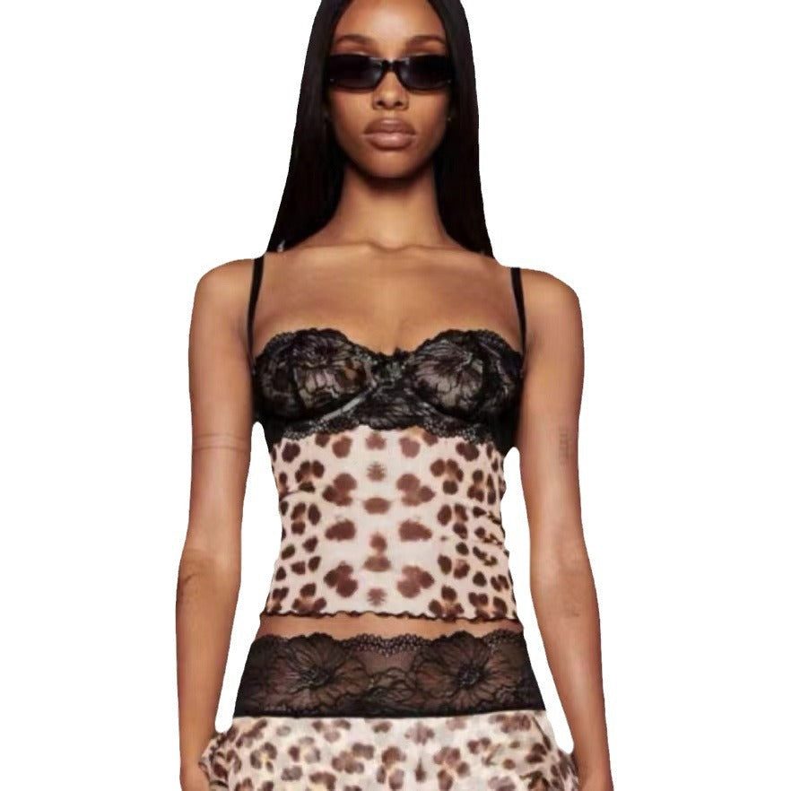 Damen Minirock mit eleganten Spitzenakzenten R&B