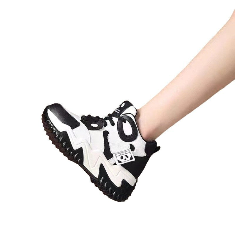 Damen High-Top Sneakers mit unkonventionellem Design und rutschfester Sohle