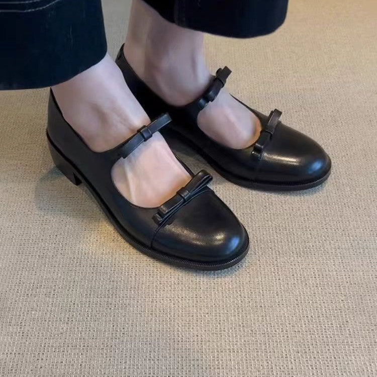 Damen elegante Mary Jane Schuhe mit komfortablem Riemenverschluss und hochwertiger Lederverarbeitung R&B