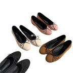 Damen Ballerina-Schuhe mit verspieltem Schleifendetail und bequemer Innensohle