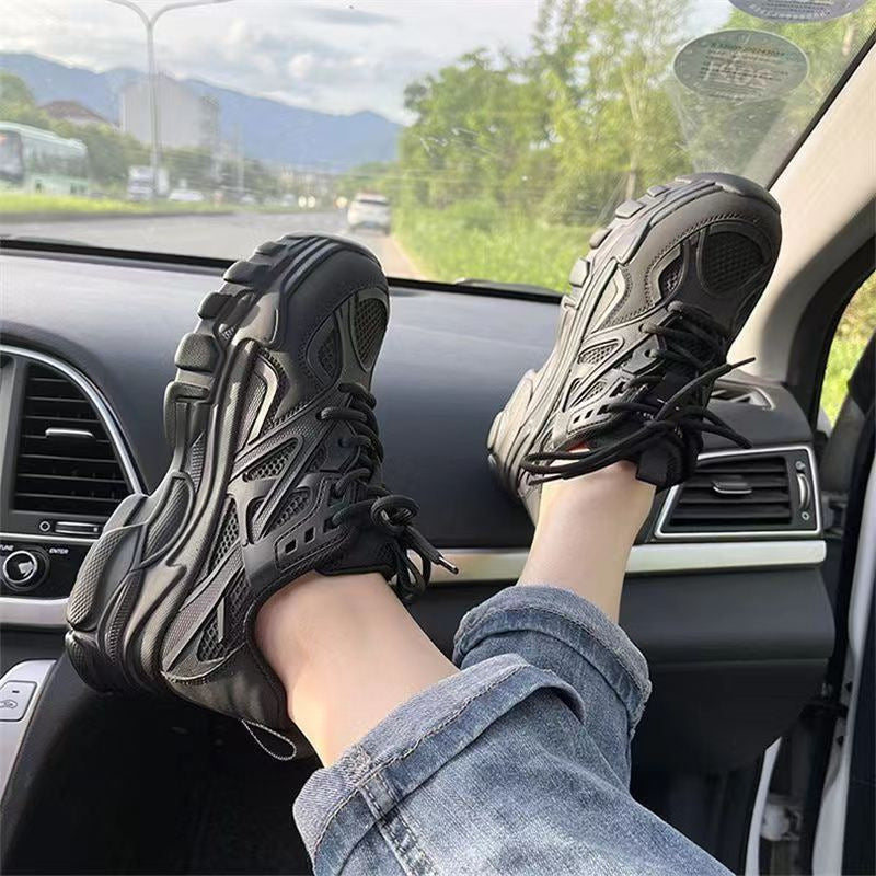 Damen Sportliche Sneakers mit atmungsaktiver Netzstruktur und rutschfester Sohle R&B