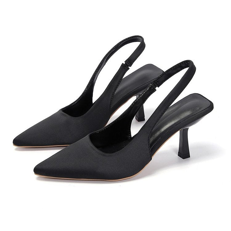 Damen Slingback-Pumps mit elegantem spitzem Design und modischem Absatz R&B