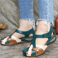 Damen Freizeitsandalen mit verstellbarem Riemendesign und luftige Cut-Outs R&B