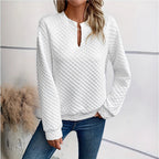 Damen Sweatshirt mit strukturiertem Design
