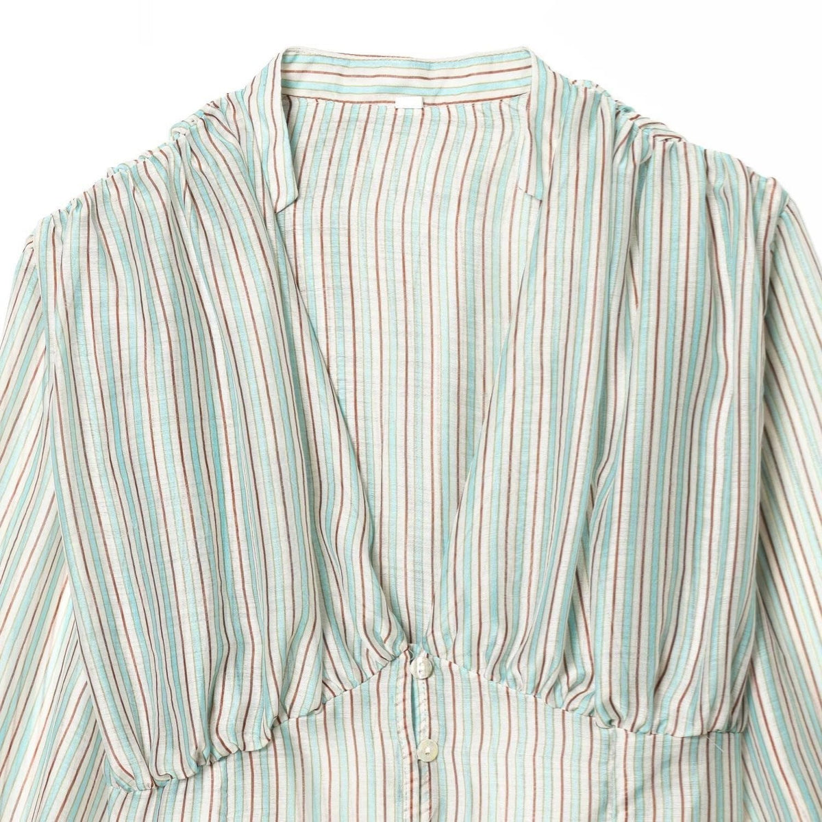 Damenbluse mit tiefem V-Ausschnitt und eleganten Rüschendetails R&B