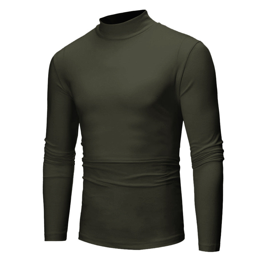 Herren turtleneck Langarmshirt R&B
