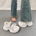 Damen Sportliche Chunky Sneakers mit atmungsaktivem Mesh-Obermaterial und rutschfestem Profil R&B