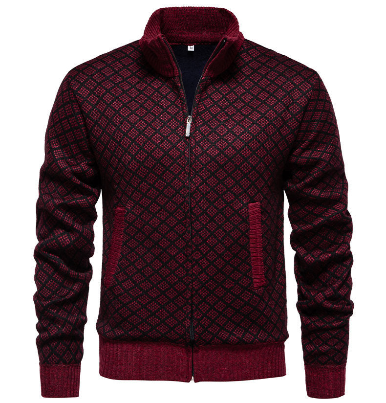 Herren gesteppte Sweatjacke R&B