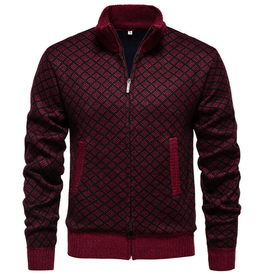 Herren gesteppte Sweatjacke R&B
