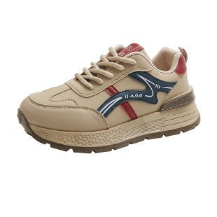 Damen modische Sneakers mit dicker Laufsohle und innovativer Fußbetttechnologie R&B