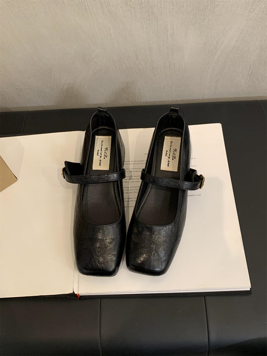 Damen Ballerinas mit modischem Riemchen und komfortablem Fußbett R&B