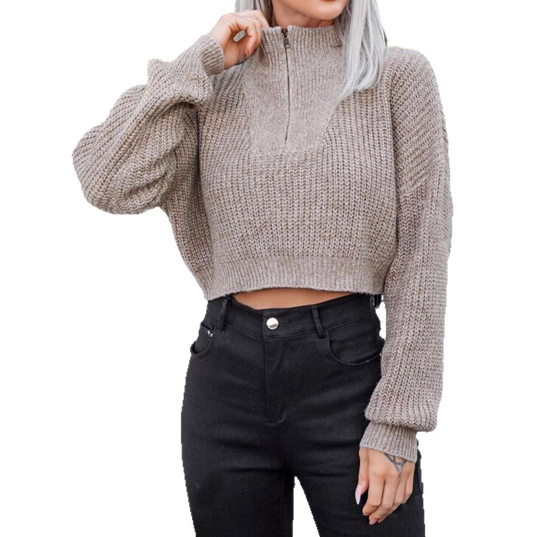 Damen lockerer Strickpullover R&B