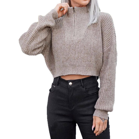 Damen lockerer Strickpullover R&B