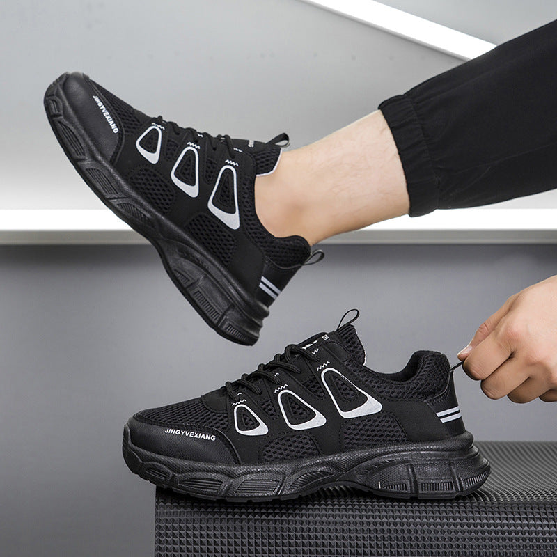 Damen Sportliche Atmungsaktive Sneakers mit rutschfester Sohle und elastischen Elementen R&B