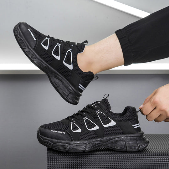 Damen Sportliche Atmungsaktive Sneakers mit rutschfester Sohle und elastischen Elementen R&B