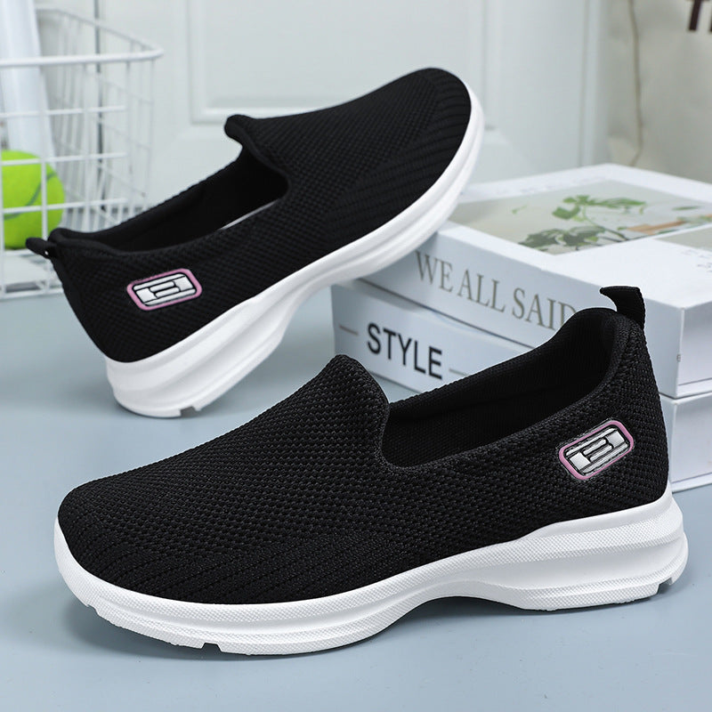 Damen Atmungsaktive Slip-On Laufschuhe mit weichem Innenfutter