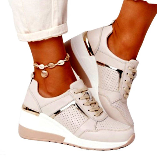 Damen Sportliche Sneakers mit atmungsaktiver Netzoberfläche und modischen Akzenten R&B