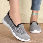 Damen Atmungsaktive Slip-On Freizeitschuhe mit flexiblem Design