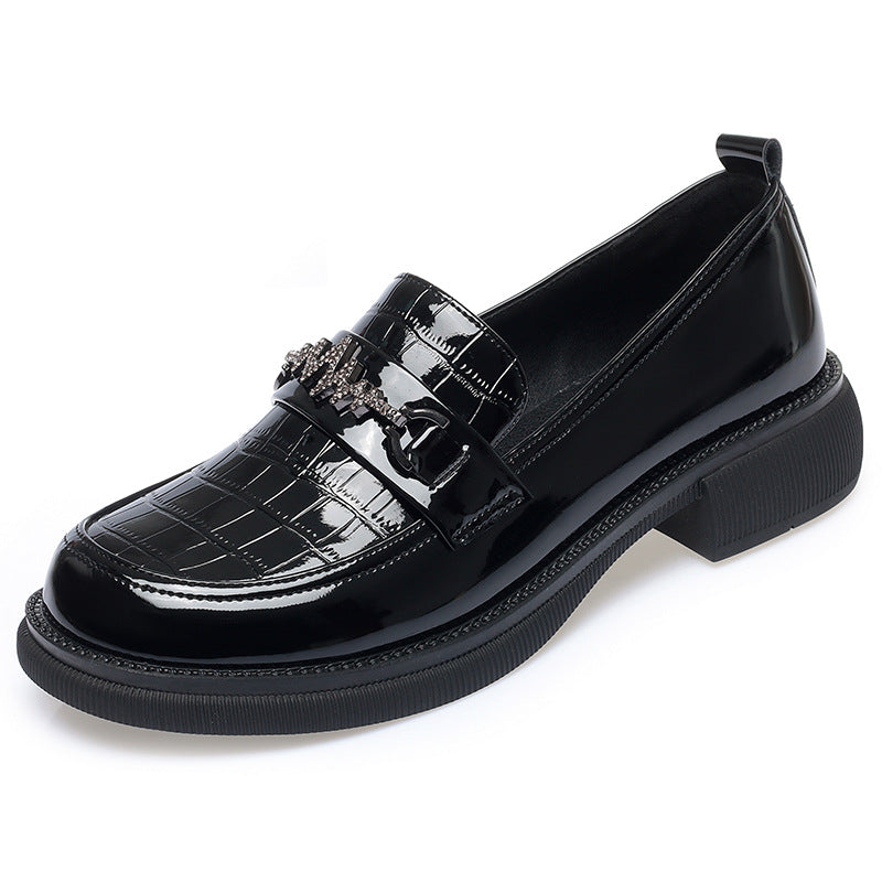 Damen Elegante Loafers mit modischem Kettendetail und rutschfester Sohle R&B