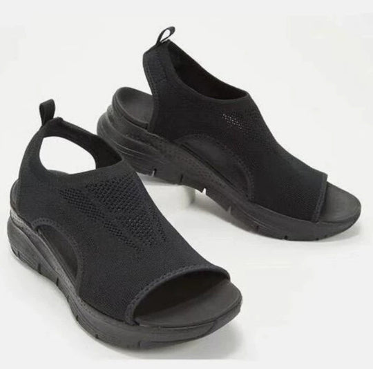 Damen sportliche und stilvolle Zehentrenner-Sandalen mit ergonomischem Design R&B