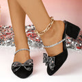Damen modische Pumps mit dekorativem Schleifen-Design R&B