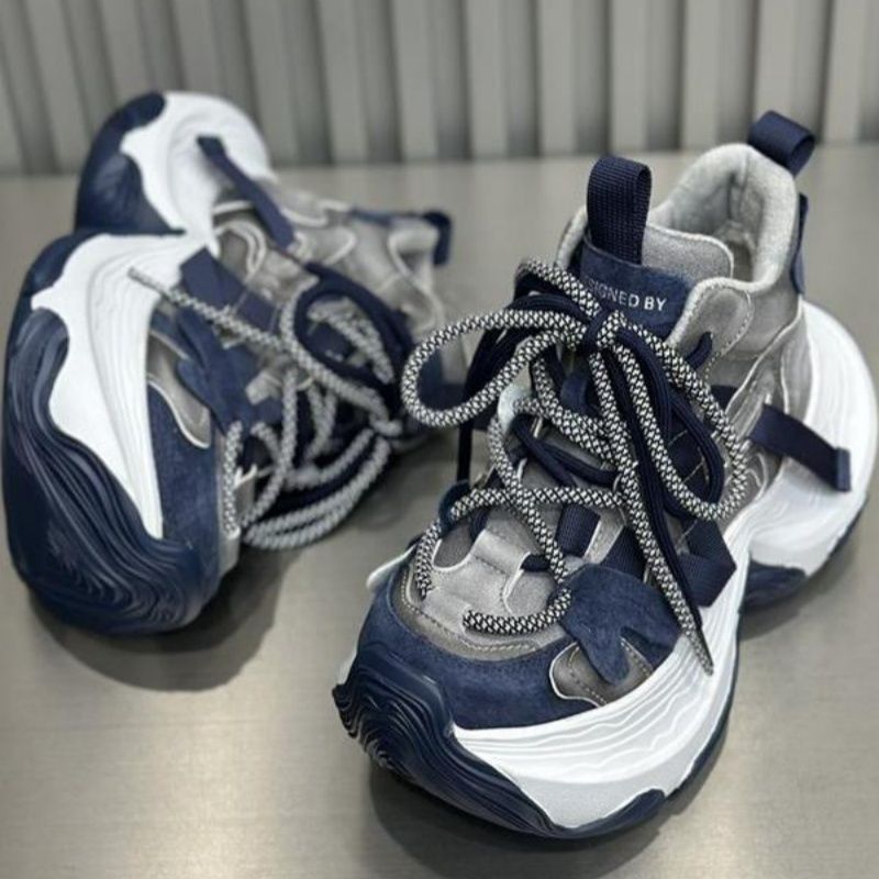 Damen Sportliche Chunky Sneakers mit hohem Komfort und rutschfester Sohle R&B