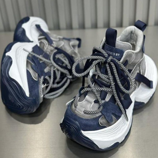 Damen Sportliche Chunky Sneakers mit hohem Komfort und rutschfester Sohle R&B