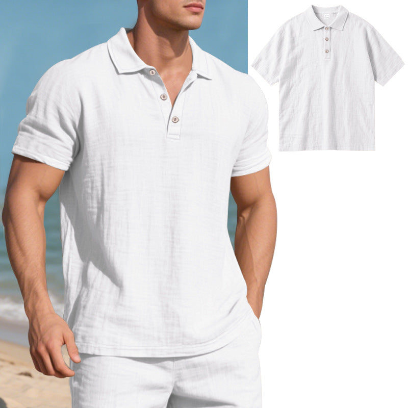 Herren Poloshirt mit atmungsaktiver Struktur und klassischem Kragen R&B