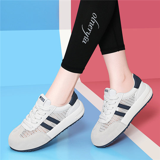 Damen Atmungsaktive Lifestyle-Sneaker mit rutschfester Sohle R&B