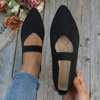 Damen Elegante Ballerinas mit durchbrochenem Design und atmungsaktivem Obermaterial R&B