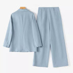 Damen Oversized Blazer und weite Hose Set R&B
