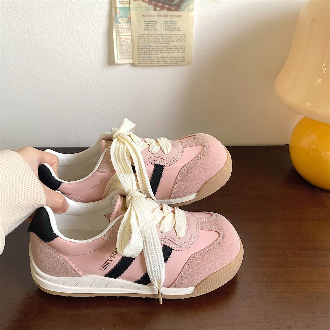 Damen modische Sneakers mit atmungsaktivem Obermaterial und praktischer Schnürung R&B