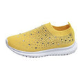 Damen Slip-On Sneakers mit Glitzer-Details R&B